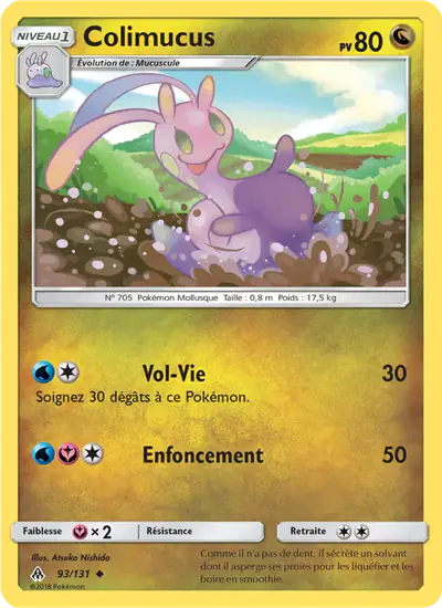 Image de la carte Pokemon Colimucus 93/131