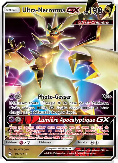 Image de la carte Pokemon Ultra-Necrozma GX 95/131