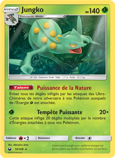Image de la carte Pokemon Jungko 10/168