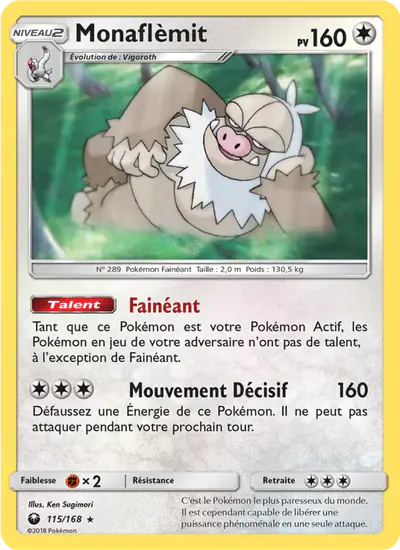 Image de la carte Pokemon Monaflèmit 115/168