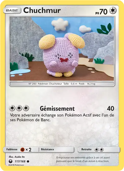 Image de la carte Pokemon Chuchmur 117/168