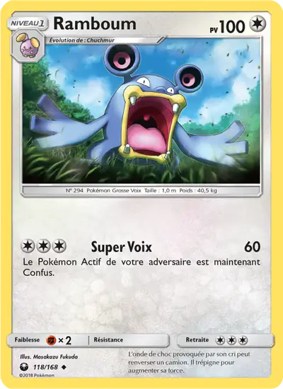 Image de la carte Pokemon Ramboum 118/168