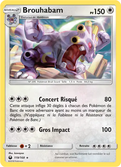 Image de la carte Pokemon Brouhabam 119/168