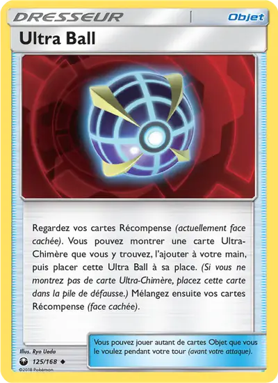 Image de la carte Pokemon Ultra Ball 125/168
