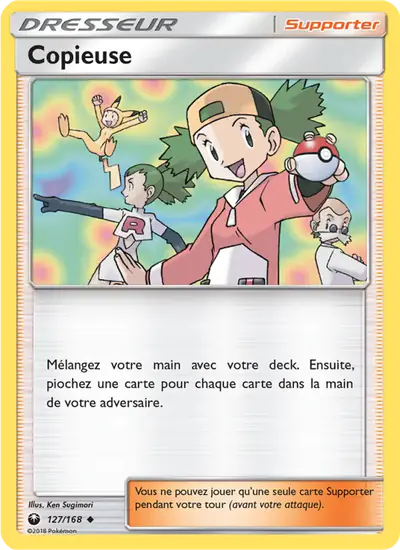 Image de la carte Pokemon Copieuse 127/168