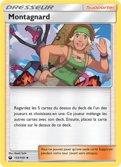 Image de la carte Pokemon Montagnard 133/168