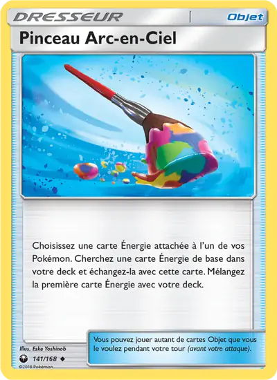 Image de la carte Pokemon Pinceau Arc-en-Ciel 141/168