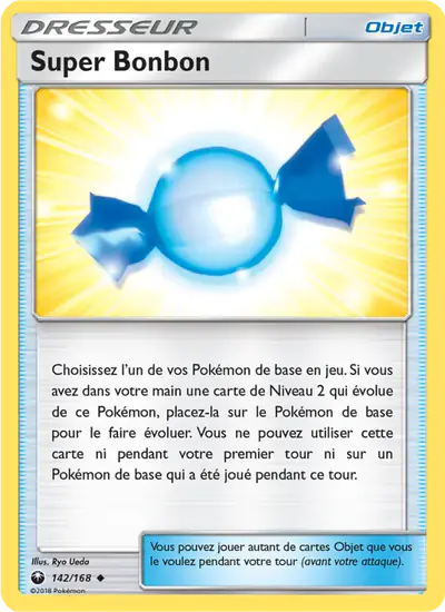 Image de la carte Pokemon Super Bonbon 142/168