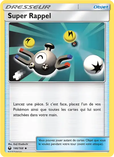 Image de la carte Pokemon Super Rappel 146/168