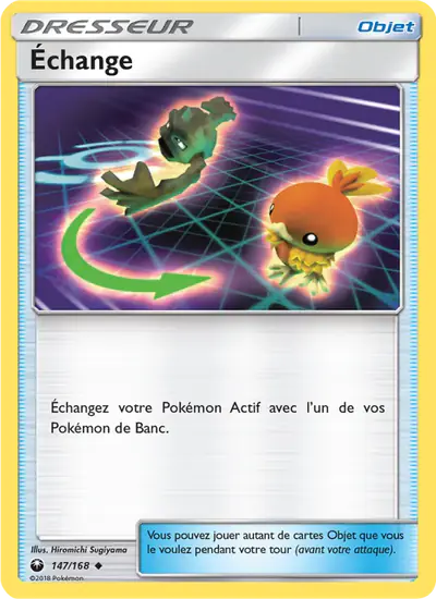 Image de la carte Pokemon Échange 147/168