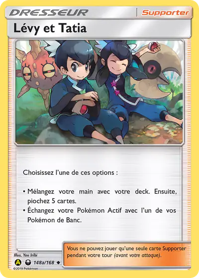 Image de la carte Pokemon Lévy et Tatia 148a/168