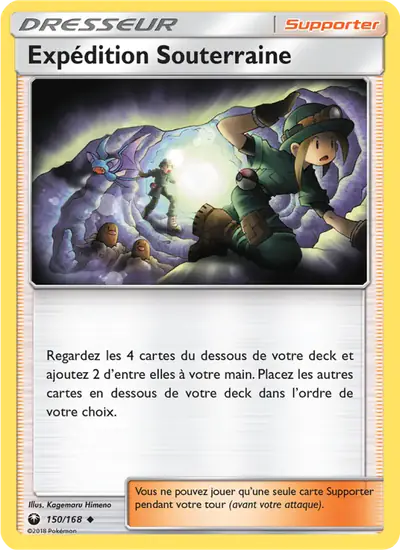 Image de la carte Pokemon Expédition Souterraine 150/168