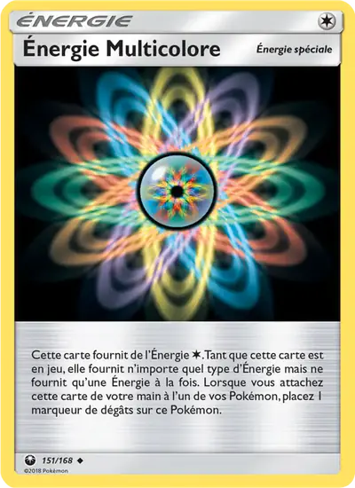 Image de la carte Pokemon Énergie Multicolore 151/168