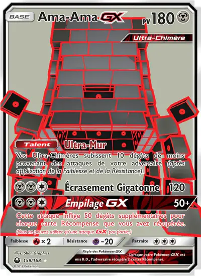Image de la carte Pokemon Ama-Ama GX 159/168
