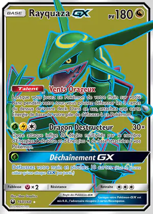 Rayquaza GX 160/168