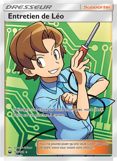 Image de la carte Pokemon Entretien de Léo 162/168