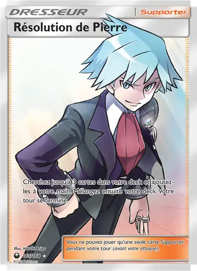 Image de la carte Pokemon Résolution de Pierre 165/168