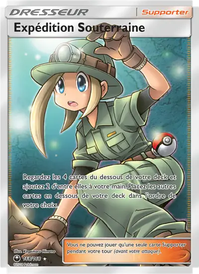 Image de la carte Pokemon Expédition Souterraine 168/168