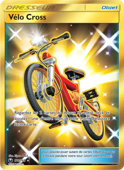 Image de la carte Pokemon Vélo Cross 178/168
