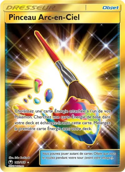 Image de la carte Pokemon Pinceau Arc-en-Ciel 182/168