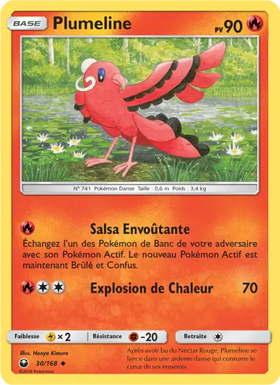 Image de la carte Pokemon Plumeline 30/168