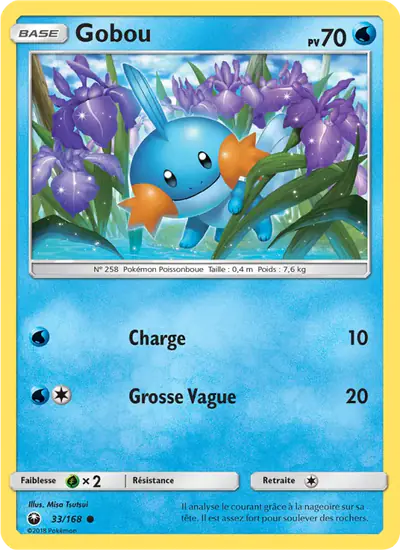 Image de la carte Pokemon Gobou 33/168
