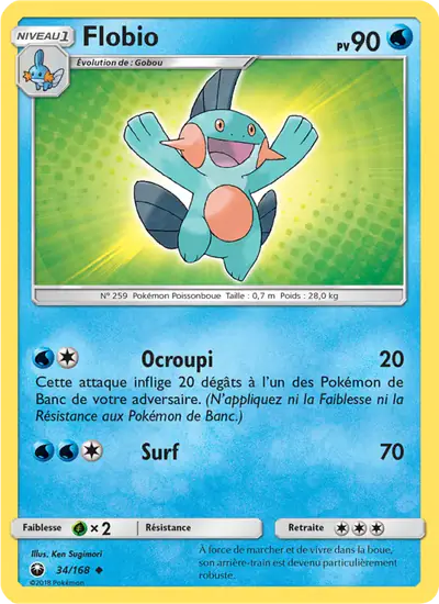 Image de la carte Pokemon Flobio 34/168