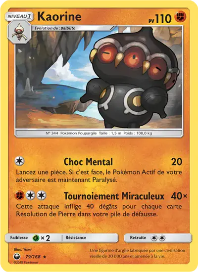 Image de la carte Pokemon Kaorine 79/168