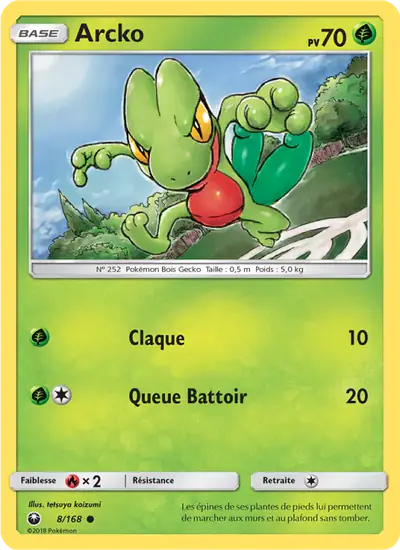 Image de la carte Pokemon Arcko 8/168