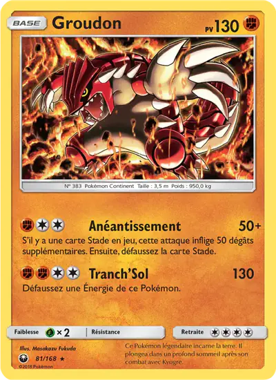 Image de la carte Pokemon Groudon 81/168