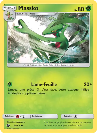 Image de la carte Pokemon Massko 9/168