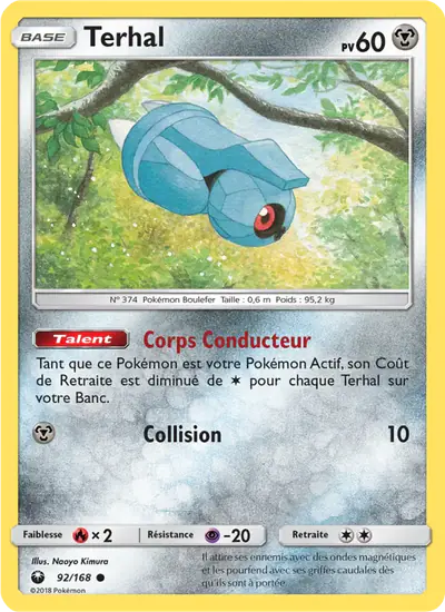 Image de la carte Pokemon Terhal 92/168