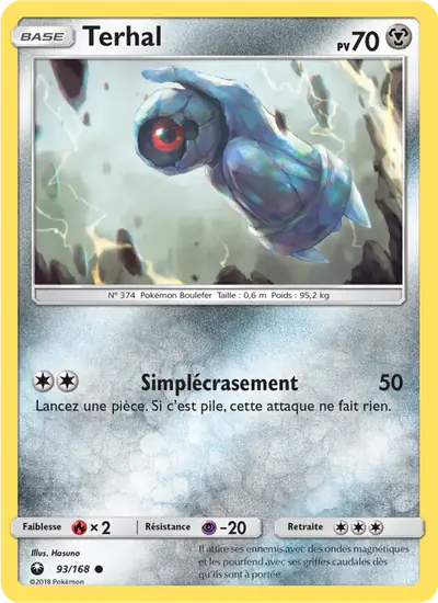 Image de la carte Pokemon Terhal 93/168