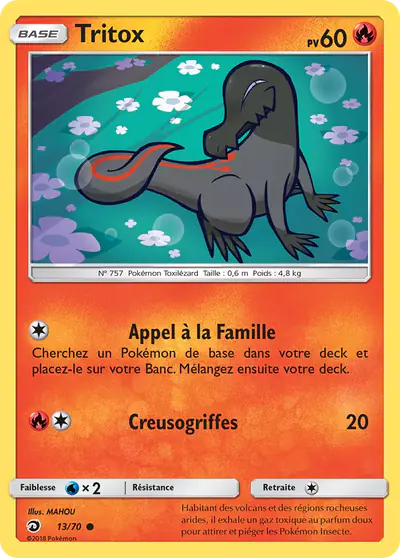 Image de la carte Pokemon Tritox 13/70