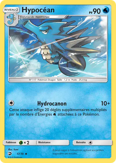 Image de la carte Pokemon Hypocéan 17/70