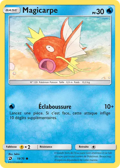 Image de la carte Pokemon Magicarpe 19/70