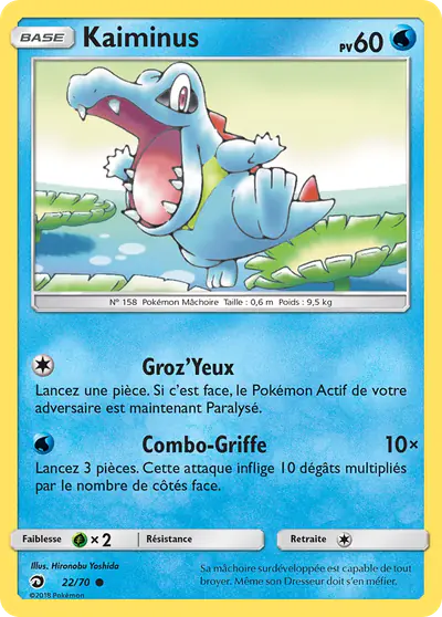 Image de la carte Pokemon Kaiminus 22/70