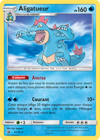 Image de la carte Pokemon Aligatueur 24/70