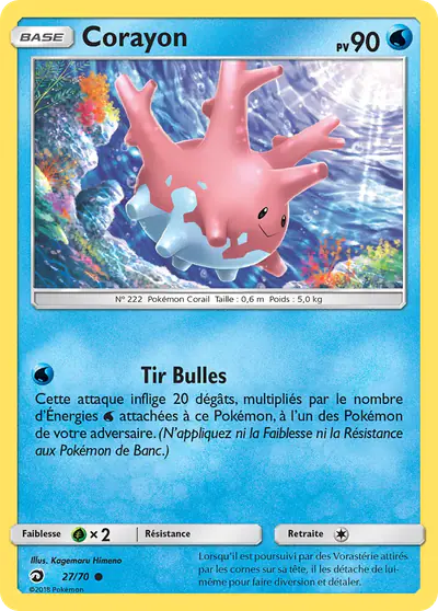 Image de la carte Pokemon Corayon 27/70
