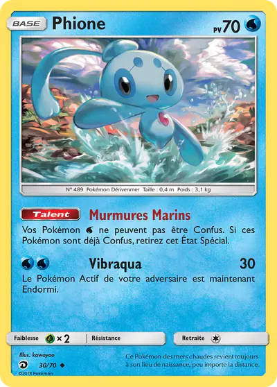 Image de la carte Pokemon Phione 30/70