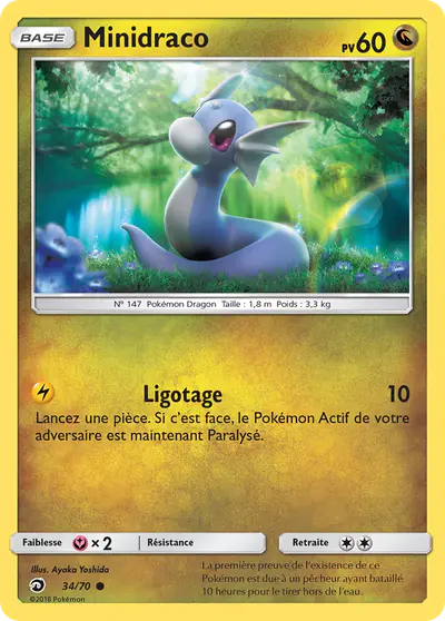 Image de la carte Pokemon Minidraco 34/70