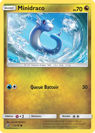 Image de la carte Pokemon Minidraco 35/70