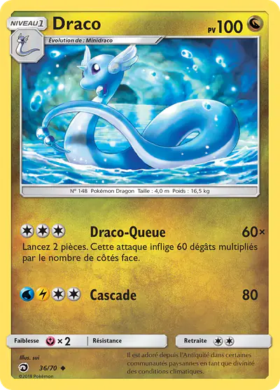 Image de la carte Pokemon Draco 36/70