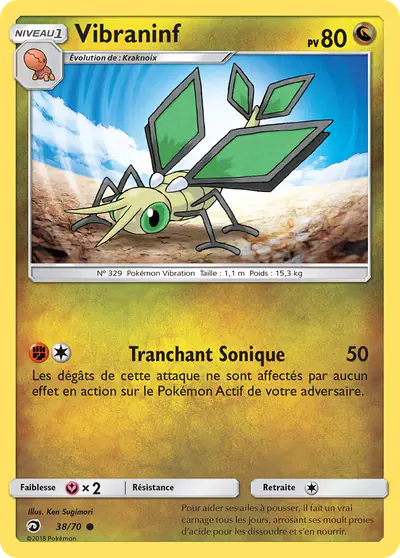 Image de la carte Pokemon Vibraninf 38/70
