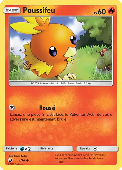 Image de la carte Pokemon Poussifeu 4/70