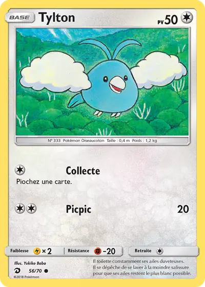 Image de la carte Pokemon Tylton 56/70