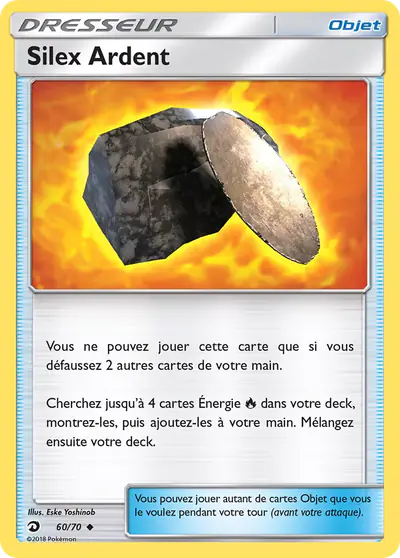 Image de la carte Pokemon Silex Ardent 60/70