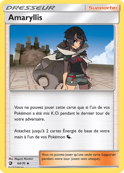 Image de la carte Pokemon Amaryllis 64/70