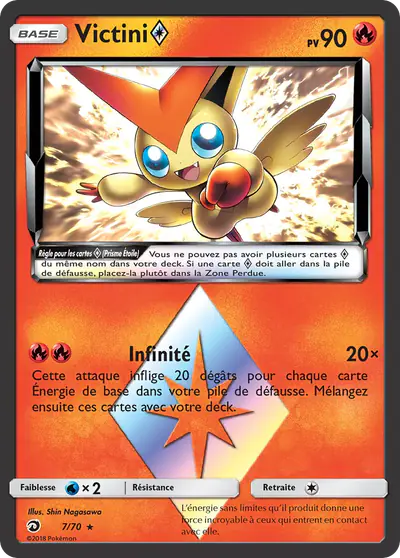 Image de la carte Pokemon Victini 7/70