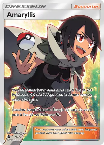 Image de la carte Pokemon Amaryllis 70/70